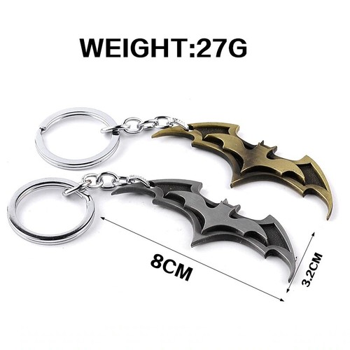 Batman SuperHero Metal keyring Keychain Key Ring Key Chain Super Hero 3 Colors - Picture 8 of 11