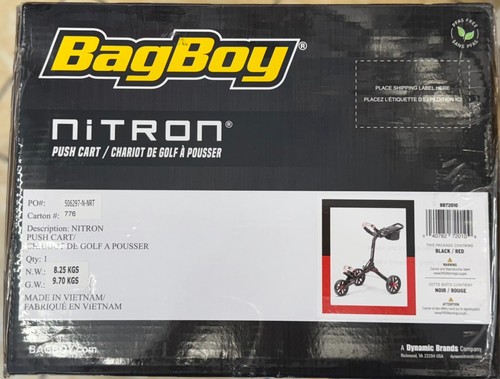 Bag Boy Nitron Push Cart - Picture 4 of 4