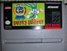 Tiny Toon Adventures Buster Busts Loose! Super Nintendo Snes Authentic Vintage