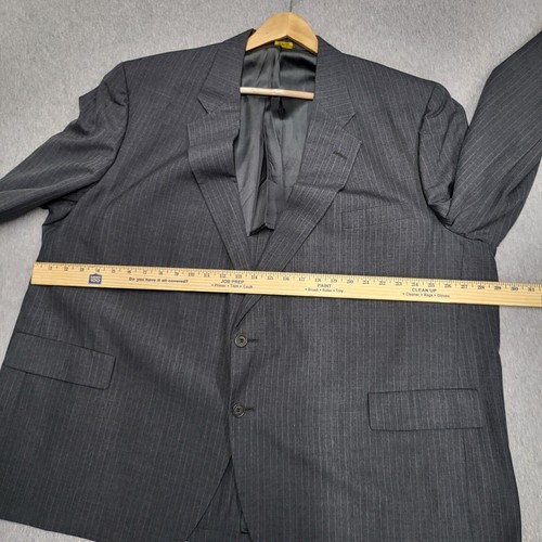 Hunter Haig The Hub Ltd Men's Blazer Suit Gray (Jacket- 58 R) Pants 56 - Picture 5 of 14