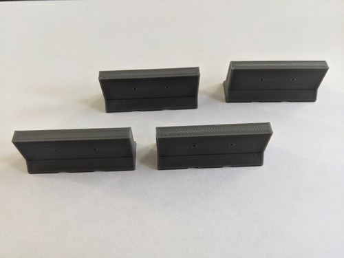Juego de barreras de jersey de concreto 28 mm escala 1:56 juegos de guerra paisaje paisaje paisaje - Imagen 8 de 20