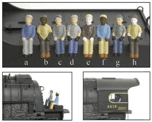2 figuras HO Engineer/Fireman a A&B BLI1004 HO - Imagen 5 de 12