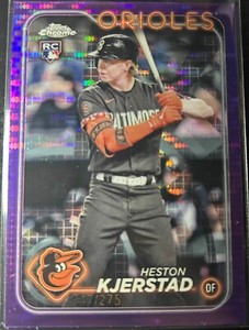 2024 Topps Chrome - Purple Refractor #142 Heston Kjerstad /250 Rookie RC