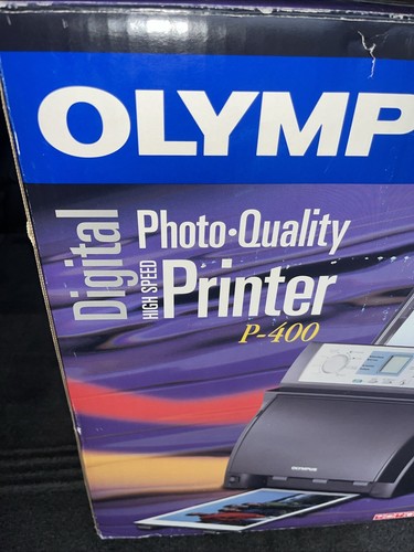 Open Box Olympus Camedia P-400 Digital Photo High Speed Printer Made inJapan-NIB - Picture 3 of 24