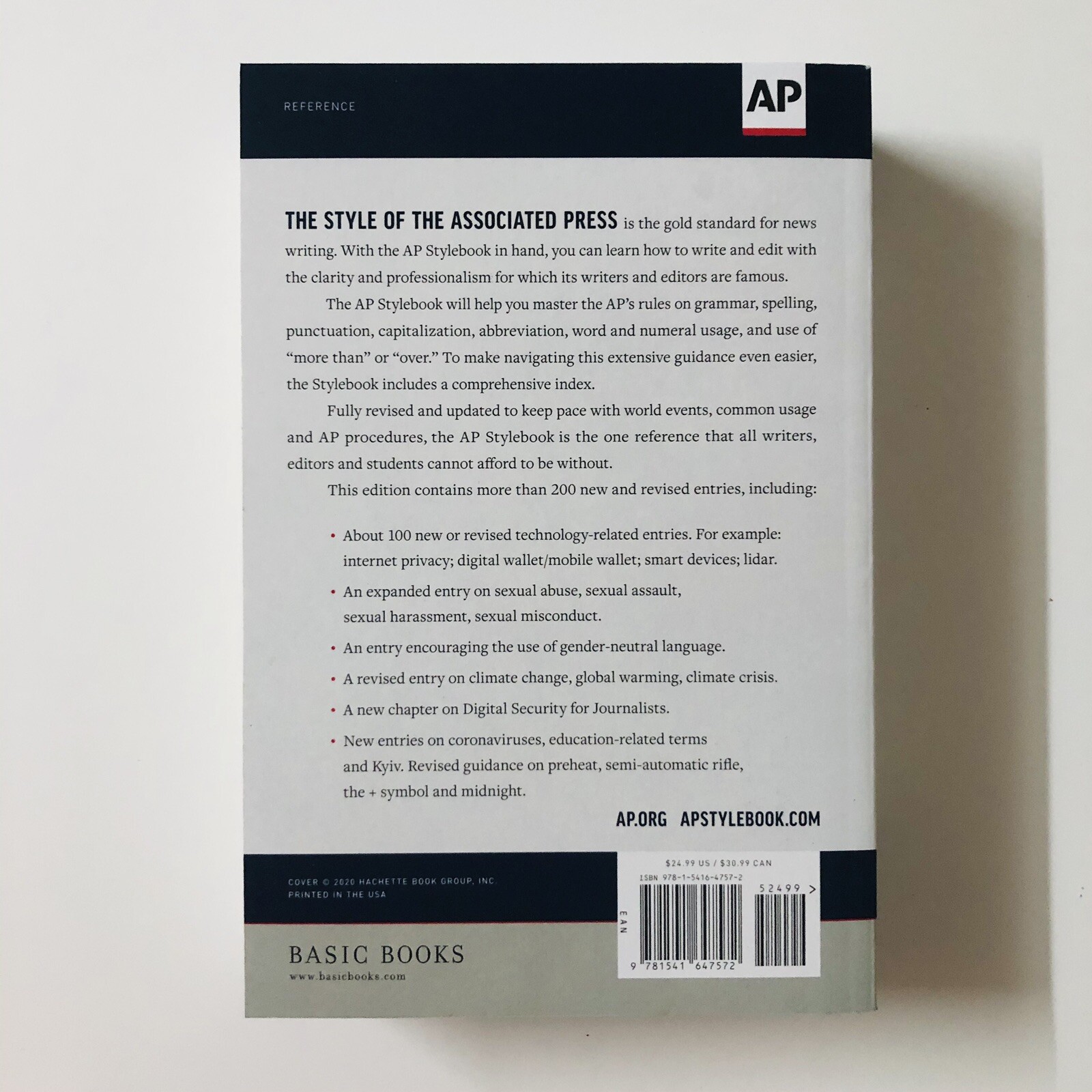 The Associated Press Stylebook 2020 And Briefing On Media Law By Associated Press 2020 Trade Paperback For Sale Online Ebay