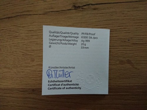 Szwajcaria 2024 Święty Mikołaj z certyfikatem artysty only 200 pcs worldwide 6/200! - Zdjęcie 5 z 5