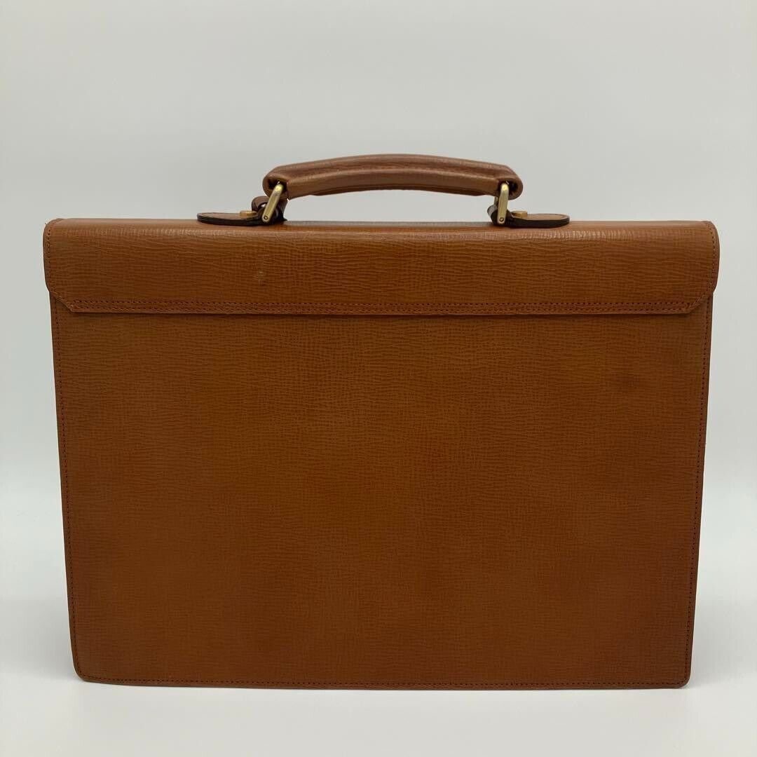 Burberry y2k briefcase vintage leather bag hand men's brown Burberry y2k briefcase vintage leather bag hand men's brown