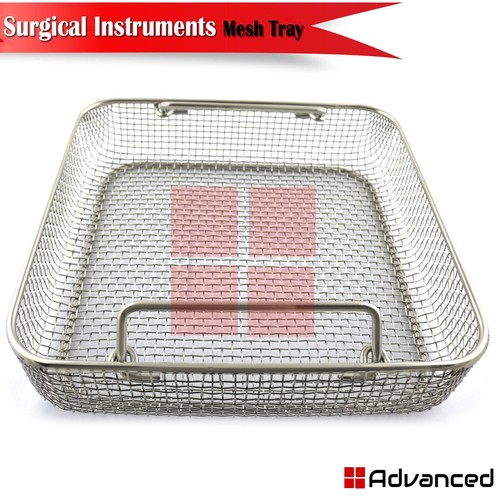 Surgical Instruments Mesh Tray Autoclavable Basket Sterilization Cassette - Picture 2 of 3
