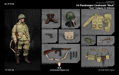 1/6 U.S. Paratrooper Airborne Division-Lieutenant 12" Action Figure New Stocked - Picture 18 of 22