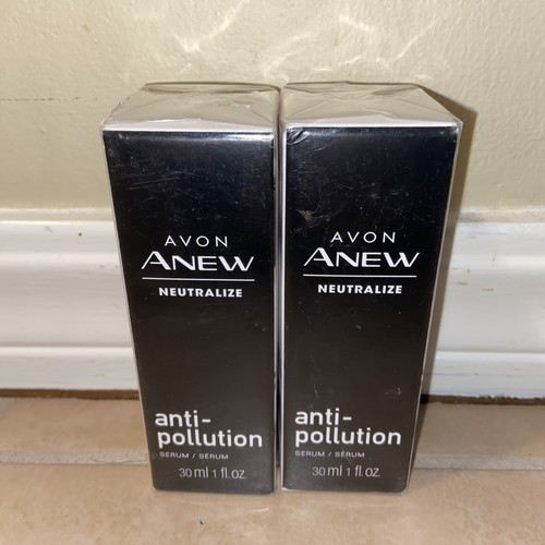 Lot of 2 Avon Anew NEUTRALIZE Anti-Pollution Serum ~ 30 ml 1 fl oz Sealed