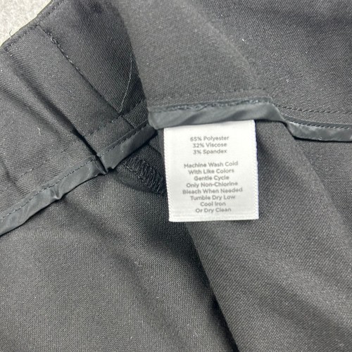 Talbots Pants Womans 20W Black Heritage Slim Elastic Waist Back NWT - Picture 5 of 10