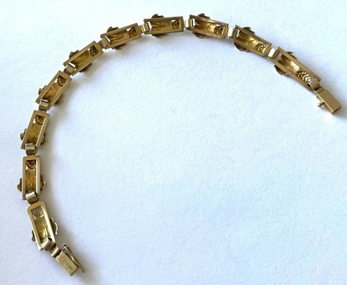 BHG Black Hills Gold Landstroms 14K Solid Yellow Gold 10K Leaves Ladies Bracelet - Picture 8 of 11