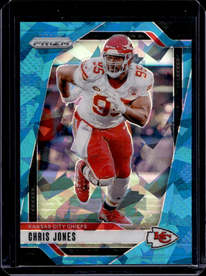 2024 Panini Prizm Chris Jones Blue Ice #22/99 #143