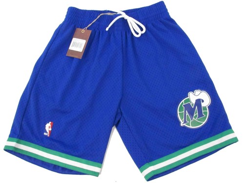 1998-99 Dallas Mavericks Mens Sizes Mitchell & Ness Blue Swingman Shorts $85 - Picture 1 of 8