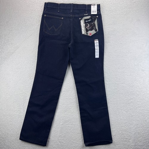 Wrangler Men's Western Cowboy Cut Silver Edition Slim Fit Denim Jeans Sz W35 L32 - Picture 10 of 25