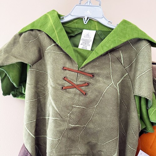 NEW Disney Store PETER PAN Deluxe Kids Costume BOY Size 9/10 Halloween - Picture 8 of 10
