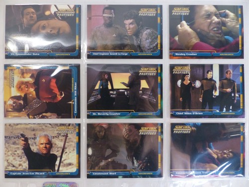 Star Trek The Next Generation Profiles set base completo + 3 inserti completi - Foto 4 di 12