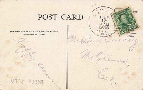 Postcard Comfortable Lodgings Near The C-ATS  Humor Comic DB 1908 - Picture 2 of 2