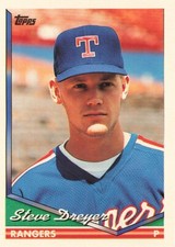 1994 Topps #193 Steve Dreyer Texas Rangers