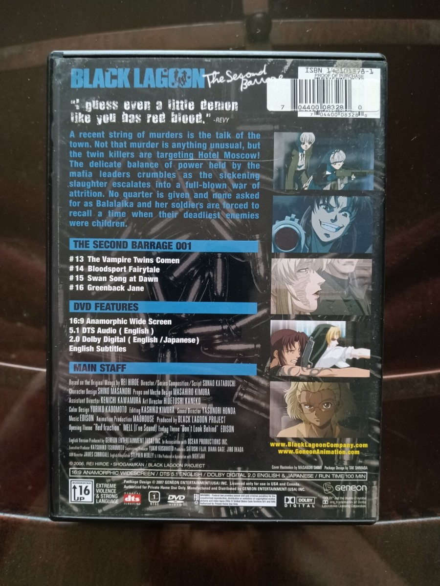 Black Lagoon: The Second Barrage, Vol. 1 - DVD | eBay