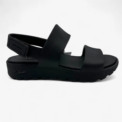 Skechers Arch Fit Footsteps Day Dream Black Womens Sandal Strappy