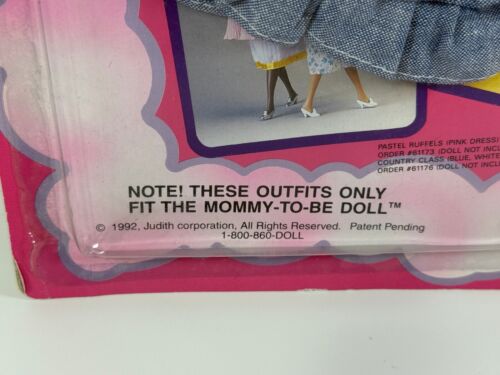 The Mommy To Be Doll Maternity Outfit Denim 61179 Judith 1992 - Picture 3 of 8