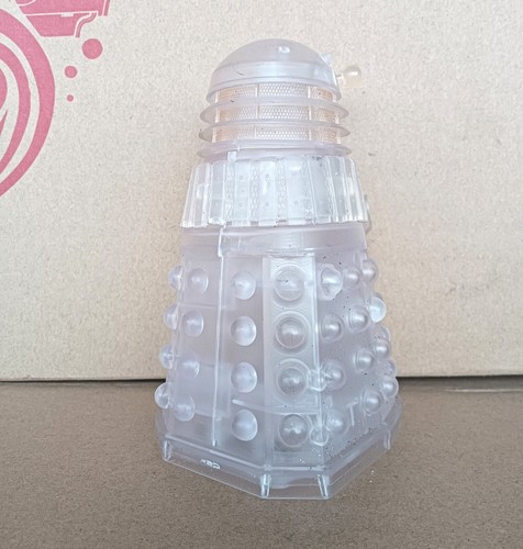 Clear Dalek Planet of the Daleks Doctor Who figure uncomplete lost part 5" loose - Picture 11 of 15