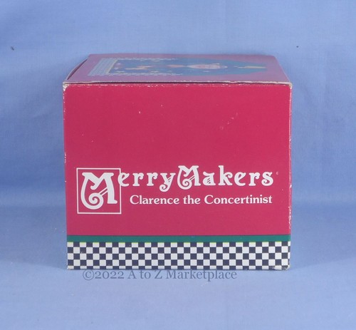 Dept 56 Merry Makers Ornament NOS NIB Clarence the Concertinist 9353-0 - Picture 6 of 6
