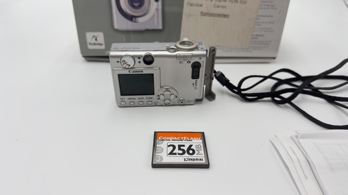 Digitalkamera Canon Ixus 500 im original Karton geprüft - Bild 2 von 13