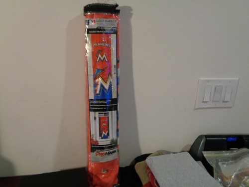Miami Marlins Baseball Door/Wall Banner Flag NEW