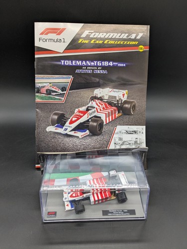 Panini Formula 1 Collection 1/43 Toleman TG184 1984 Ayrton Senna Sealed Magazine