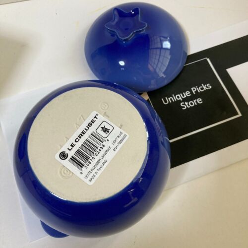 Le Creuset Petite Blueberry Casserole Mini Cocotte Vegetable Series 20oz - New - Picture 7 of 9