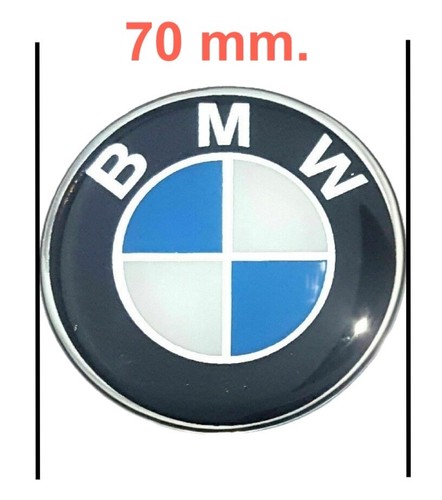 BMW Sticker Rasin 70mm.( 7CM.) FITS OEM 1set Wheel Center Caps Emblem Logo Decal - Picture 2 of 3