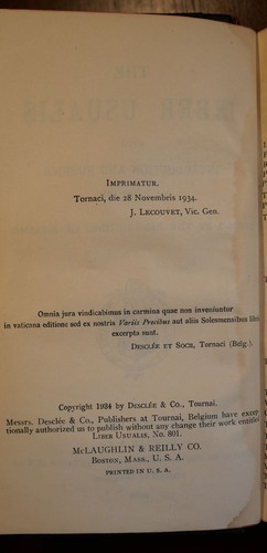 The Liber Usualis / 1938 - 第 4/4 張圖片
