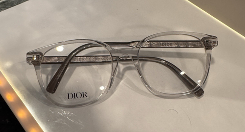 NEW CHRISTIAN DIOR INDIORO S1I 4500 clear AUTHENTIC EYEGLASSES FRAME 57-15