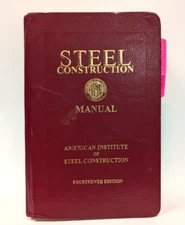 14th Edition STEEL CONSTRUCTION MANUAL by AISC 14 ed fourteenth seismic design