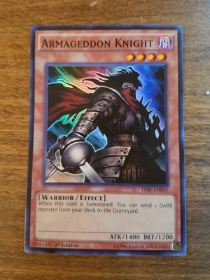 YUGIOH Armageddon Knight THSF-EN035 1st Super x3