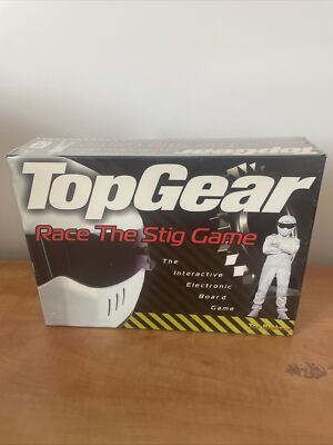 TopGear RACE THE STIG interaktives BRETTSPIEL von Toy Brokers: UNBENUTZTER ANZEIGEARTIKEL
