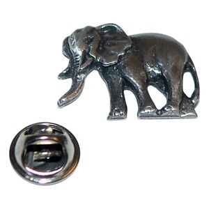 Pewter Elephant Pin Badge