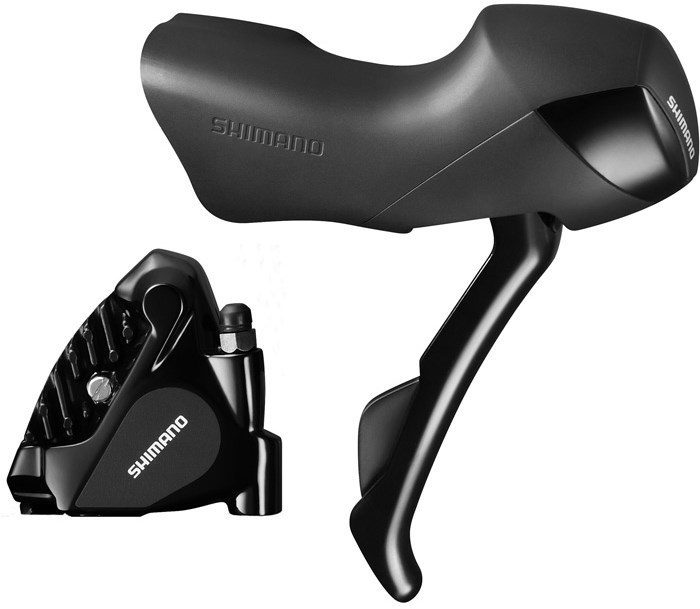 Shimano ST-RS505 Hydraulic Disc Brake Mechanical STI With RS505 Calipers - Pair Shimano ST-RS505 Hydraulic Disc Brake Mechanical STI With RS505 Calipers - Pair