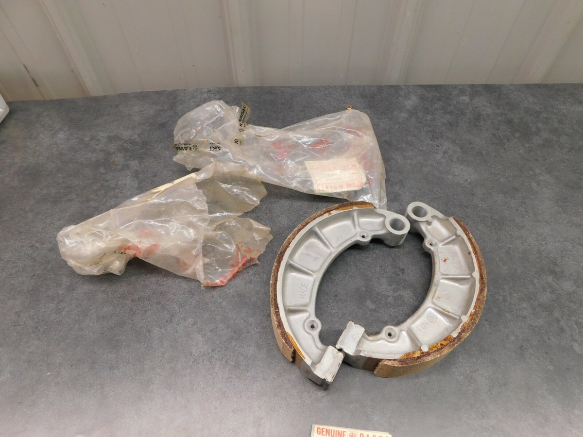 Kawasaki NOS Brake Shoe (2) Z1 H2 KZ KZ900 Mach IV 1972-77 41048