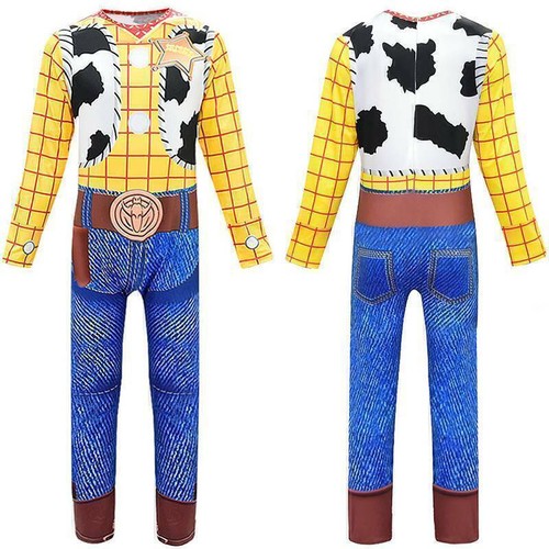 Toy Story Woody Jessie Buzz Lightyear Costume Adult Kids Fancy Dress Halloween - Picture 5 of 18