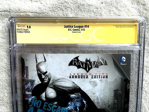 Justice League #14 DC Comics Januar 2013, CGC 9.8 weiße Seiten Signaturserie - Bild 8 von 12