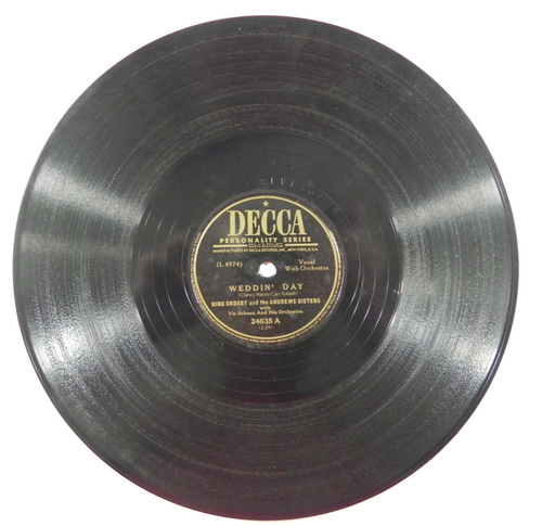 Bing Crosby & Andrews Sisters - Weddin' Day / Be-Bop Spoken Here 1949 Decca - Picture 2 of 4