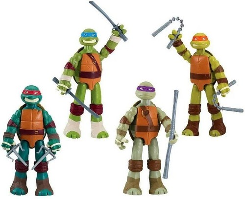 Figura de acción Nickelodeon Mutant XL Collection paquete de 4 - Imagen 2 de 2