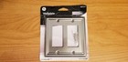 GE Wallplate Brushed Nickel Rocker type Plated Steel 40311