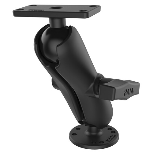 RAM Drill-Down Double Ball Mount for Humminbird Helix 5 - Picture 3 of 3