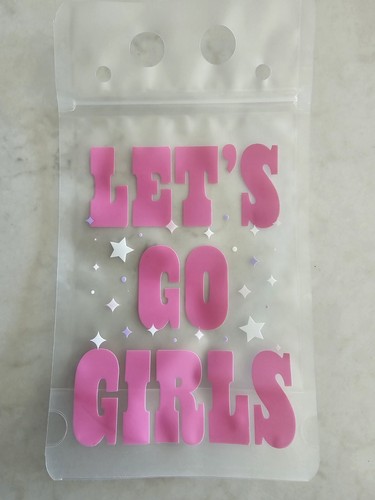 16 Bachelorette - Hen Party - Wedding Drink Pouch Set - Flex Straws Included - Picture 3 of 5