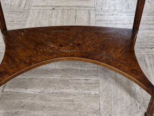 Tavolino In Piuma Di Betulla. Stile Biedermeier. Svezia, Seconda Metà XX Secolo - Foto 6 di 23