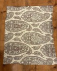 rare Pottery Barn 2 Ashlyn gorgeous, Paisley Std Pillow Shams Purple Gray
